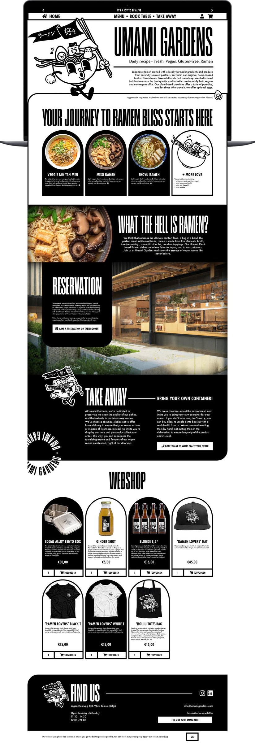 Umami Gardens webdesign | by Studio Sampersand